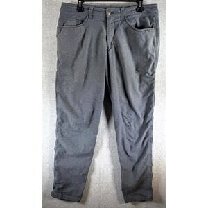 Lululemon‎ ABC Classic Tech Canvas Pants Men's 33 Heathered Deep Navy 5-Pockets
